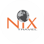 Logotipo Nix Travel, agência de viagens